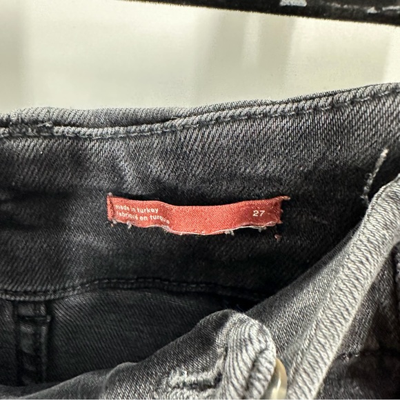 Anthropologie Pilcro Black Day Tripper Wide Leg Jeans - Picture 5 of 8